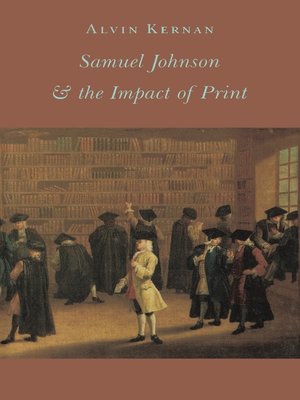 cover image of Samuel Johnson and the Impact of Print
